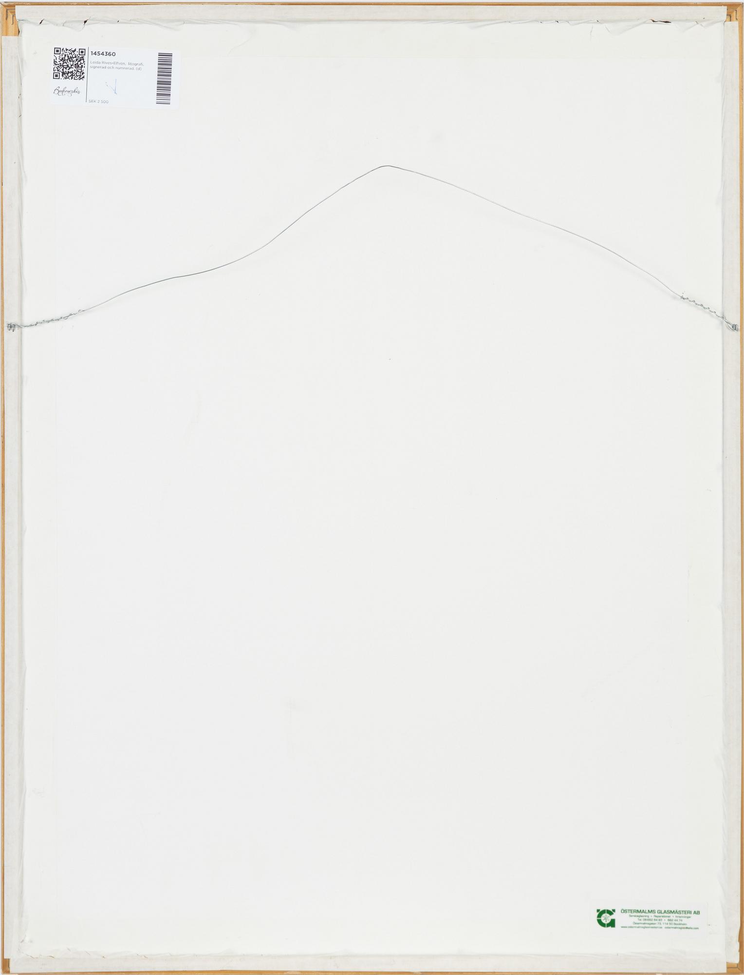 Leida Rives-Elfvén,  litografi, signerad och numrerad 89/360.