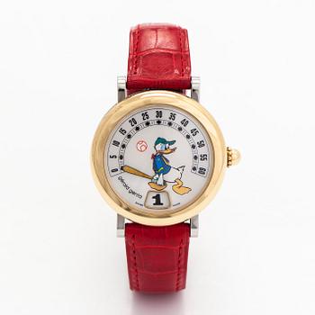 Gérald Genta, Retro Fantasy Disney, "Donald Duck", armbandsur, 34 mm.