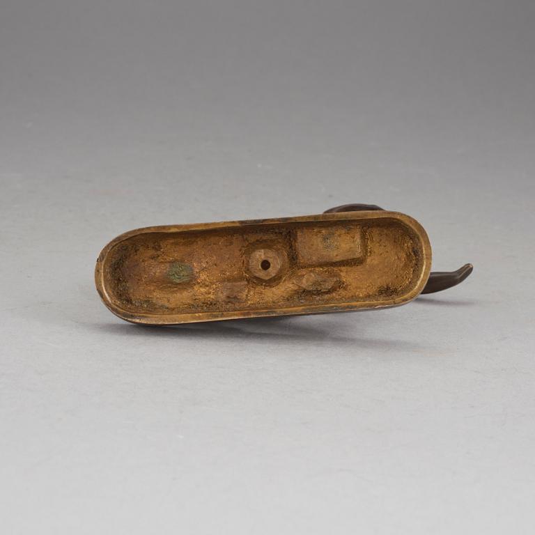 NILS FOUGSTEDT, bronsskulptur, signerad i gjutningen, märkt Otto Meyers Eftr.