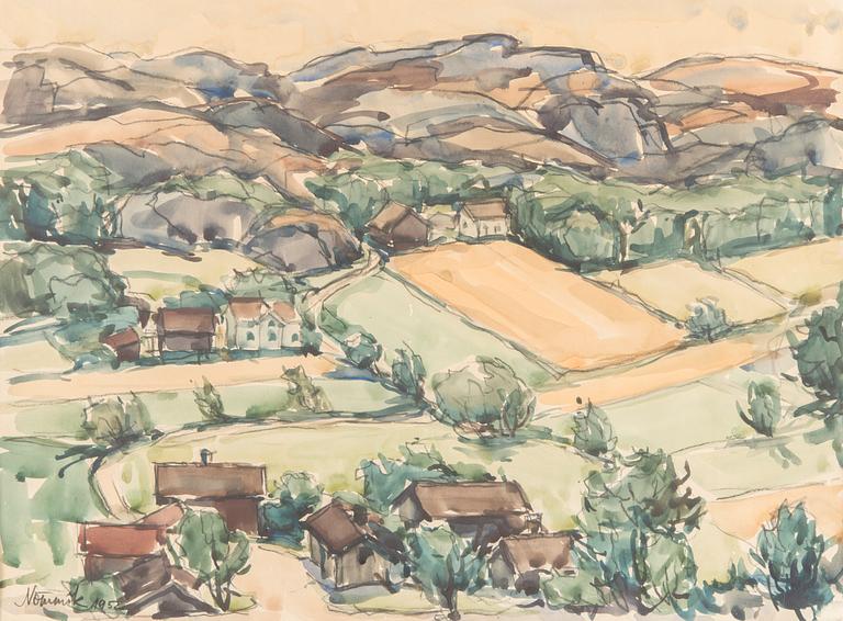 Juhan Nõmmik, Landscape.