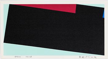 Olle Baertling · OLLE BAERTLING, färgserigrafi, 1951-68, signerad och numrerad 284/300.