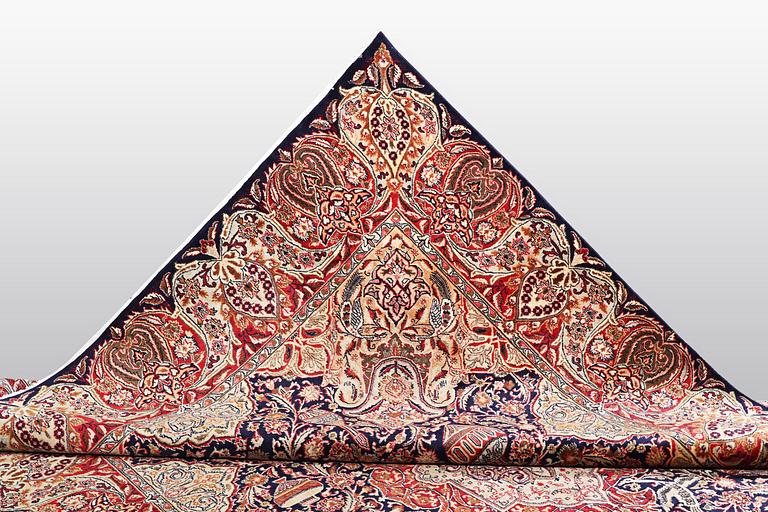 A carpet, Kashmar, ca 384 x 296 cm.
