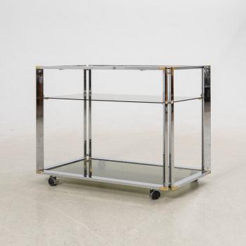Serving cart, late 20th century.