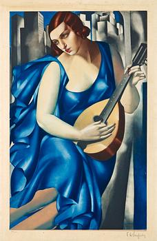 168. Tamara de Lempicka, "Woman with mandoline" (Femme à la mandoline).