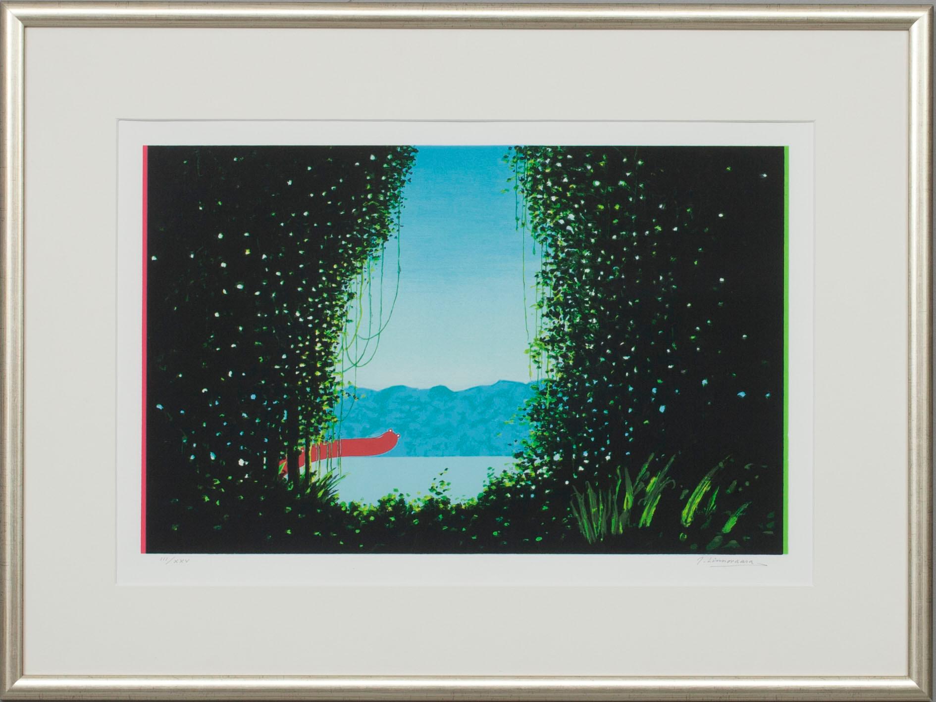 JUHANI LINNOVAARA, serigrafi, signerad, numrerad III/XXV.