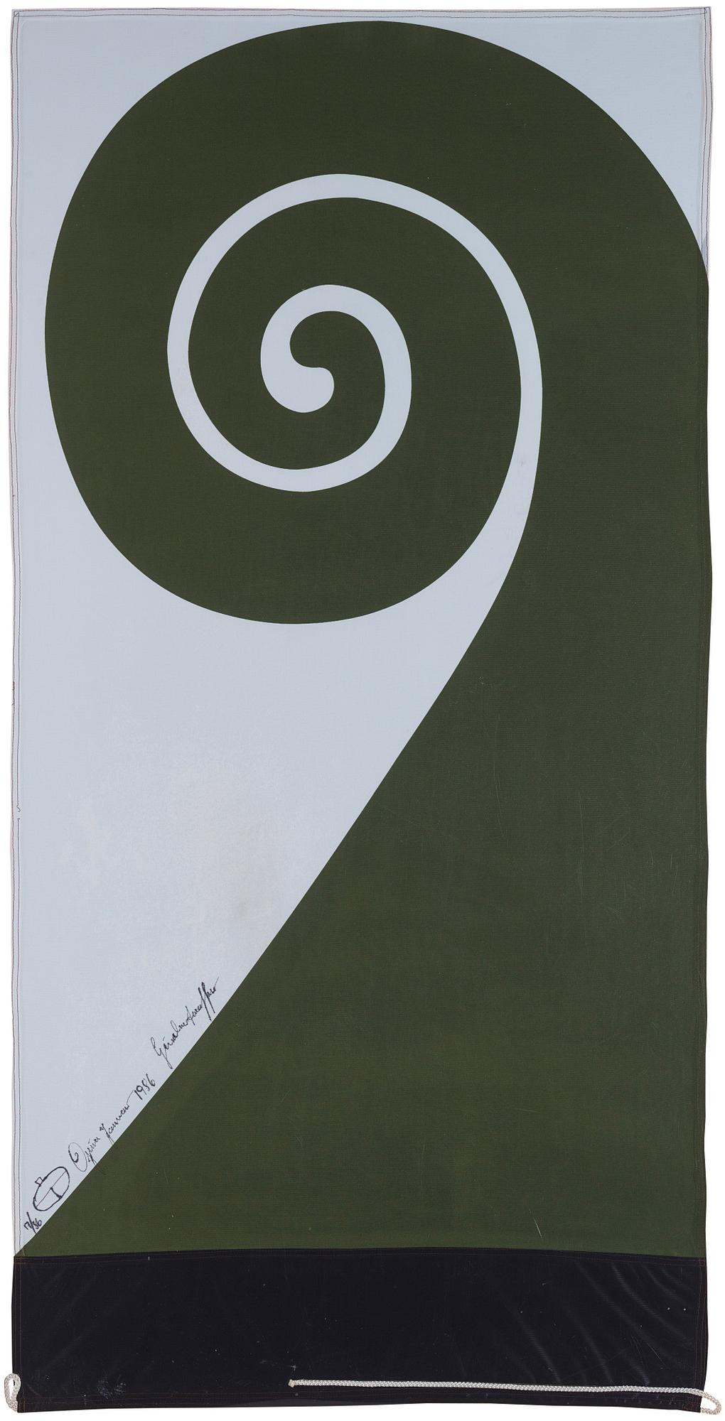 Friedensreich Hundertwasser, 'The Koru Flag'.