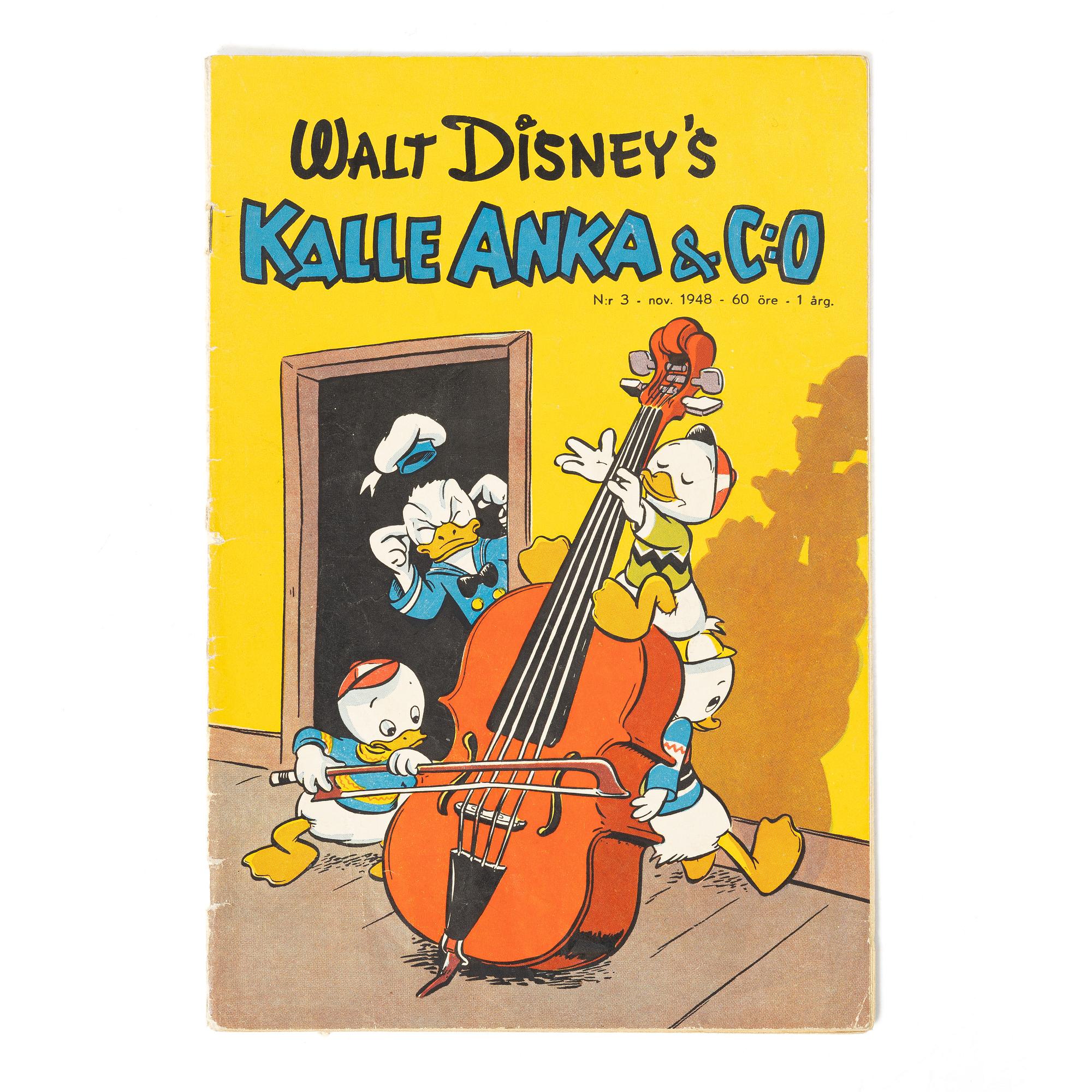Comic book, Kalle Anka & Co, no. 3, 1948.