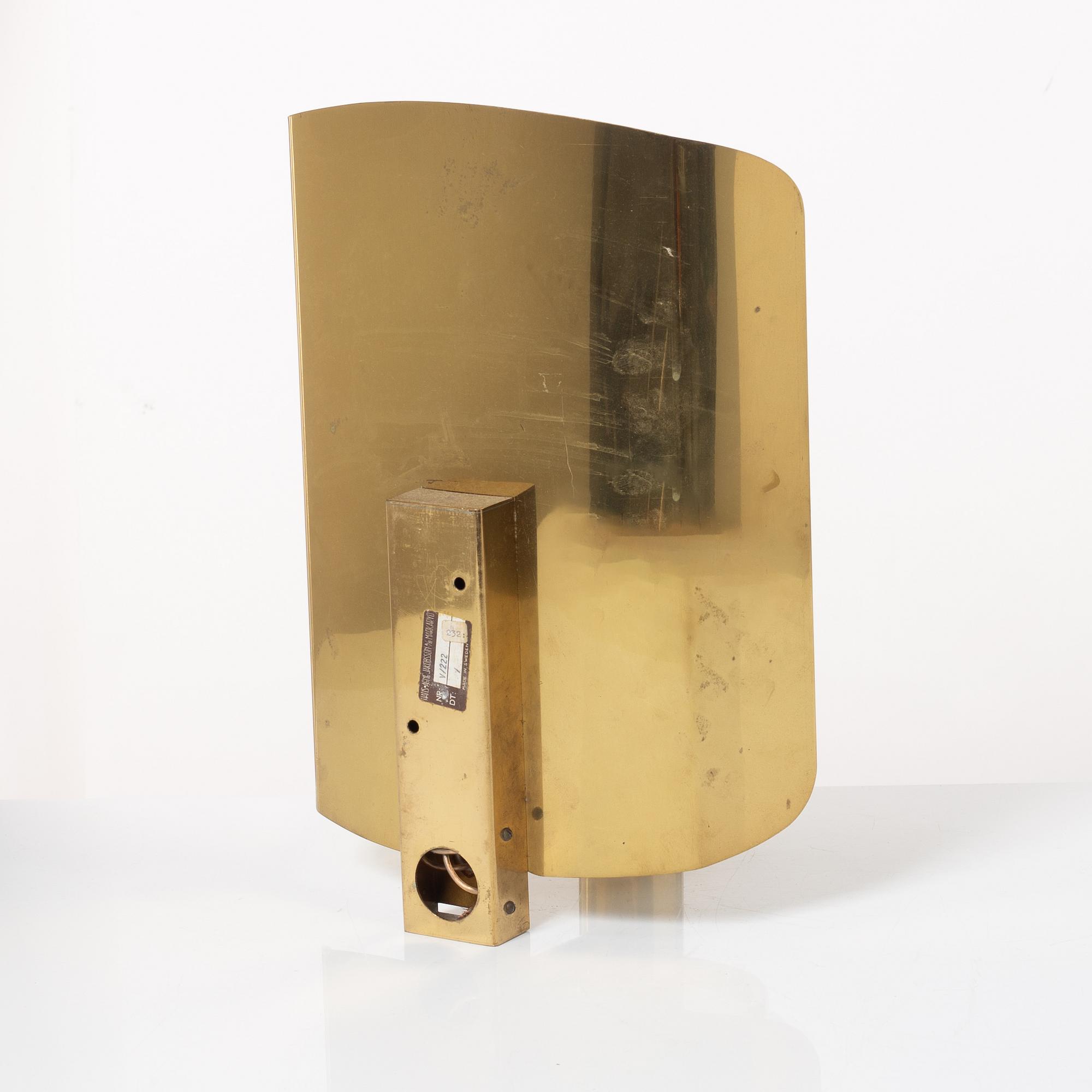 Hans-Agne Jakobsson, Wall lamp, wall lamp model "V 222", Markaryd, second half of the 20th century.