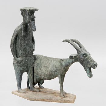 Allan Runefelt, 'Gubben med geten (The Old Man with the Goat)'.