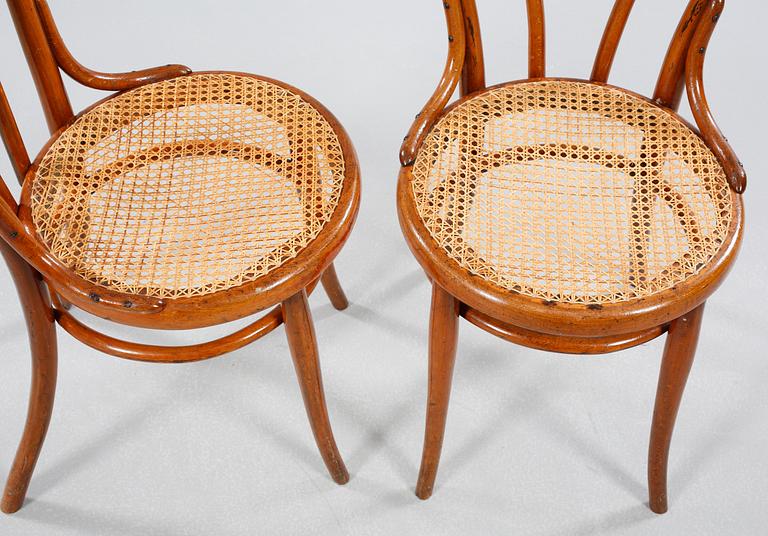 STOLAR, ett par, Thonet, Wien, 1900-talets början.