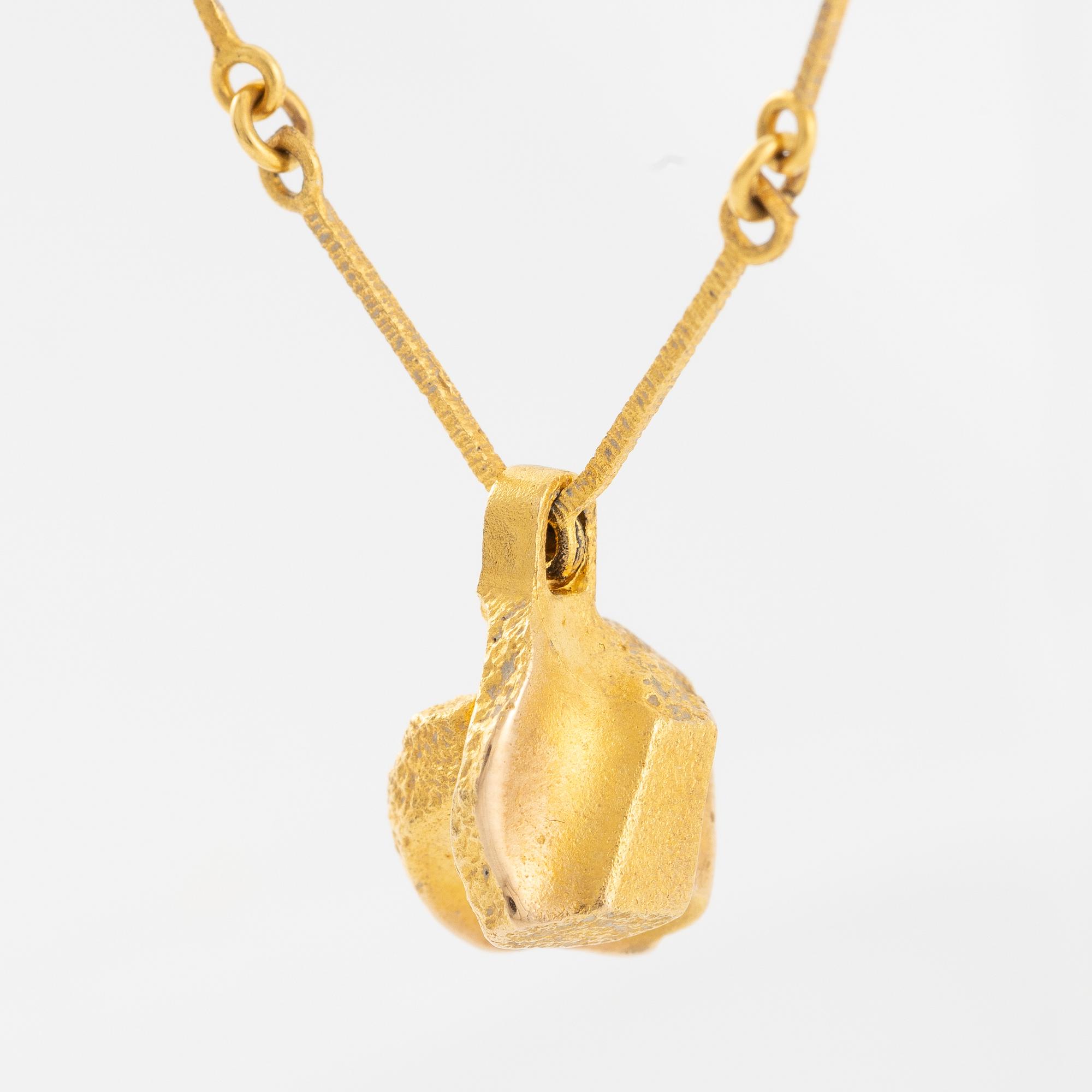 Necklace, Lapponia. 14K gold.