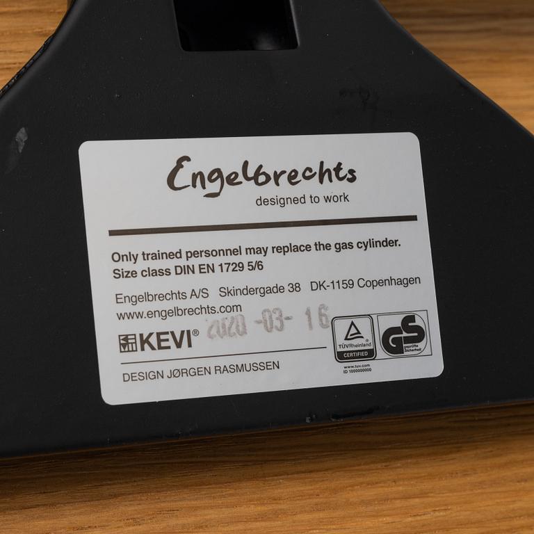 Jørgen Rasmussen, a 'Kevi 2533' office chair, Engelbrechts/Montana, Danmark.