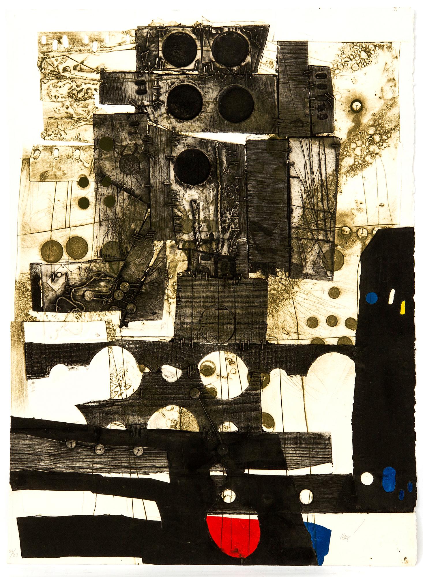 Antoni Clavé, a set of 10 lithograph/carbroundum signed and numbered 54/99.