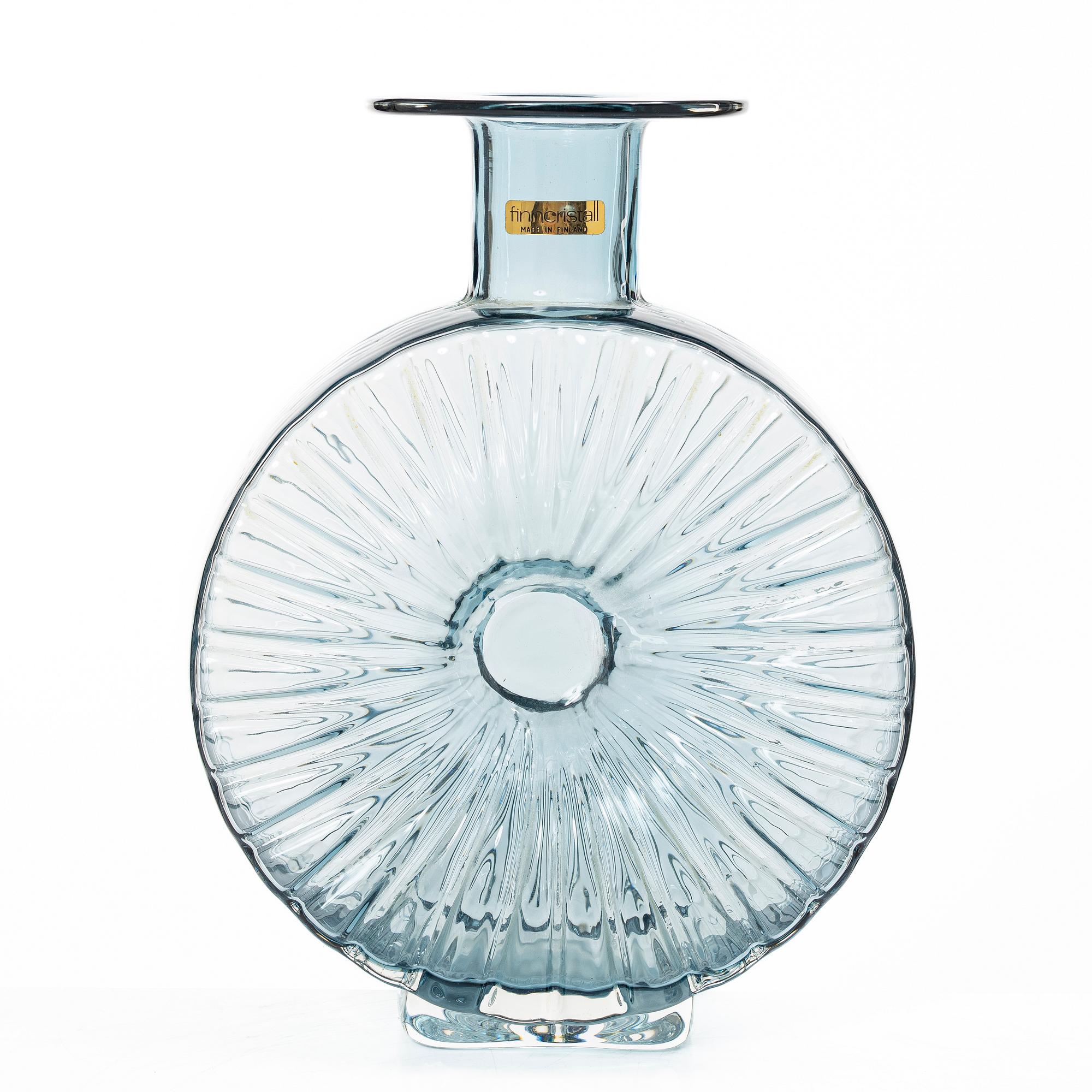 Helena Tynell, a 'Solflaskan' vase, Finncristall, Finland.