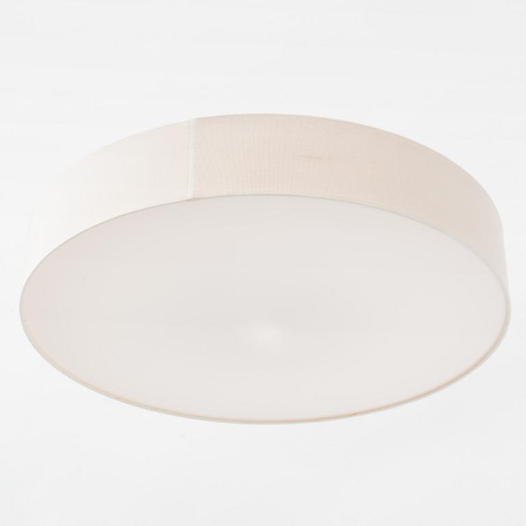 A acrylic and textile ceiling light, Luxus, Vittsjö.