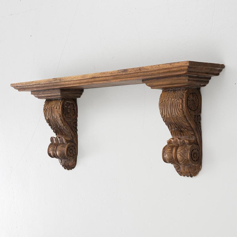 Shelf/console, circa 1900.