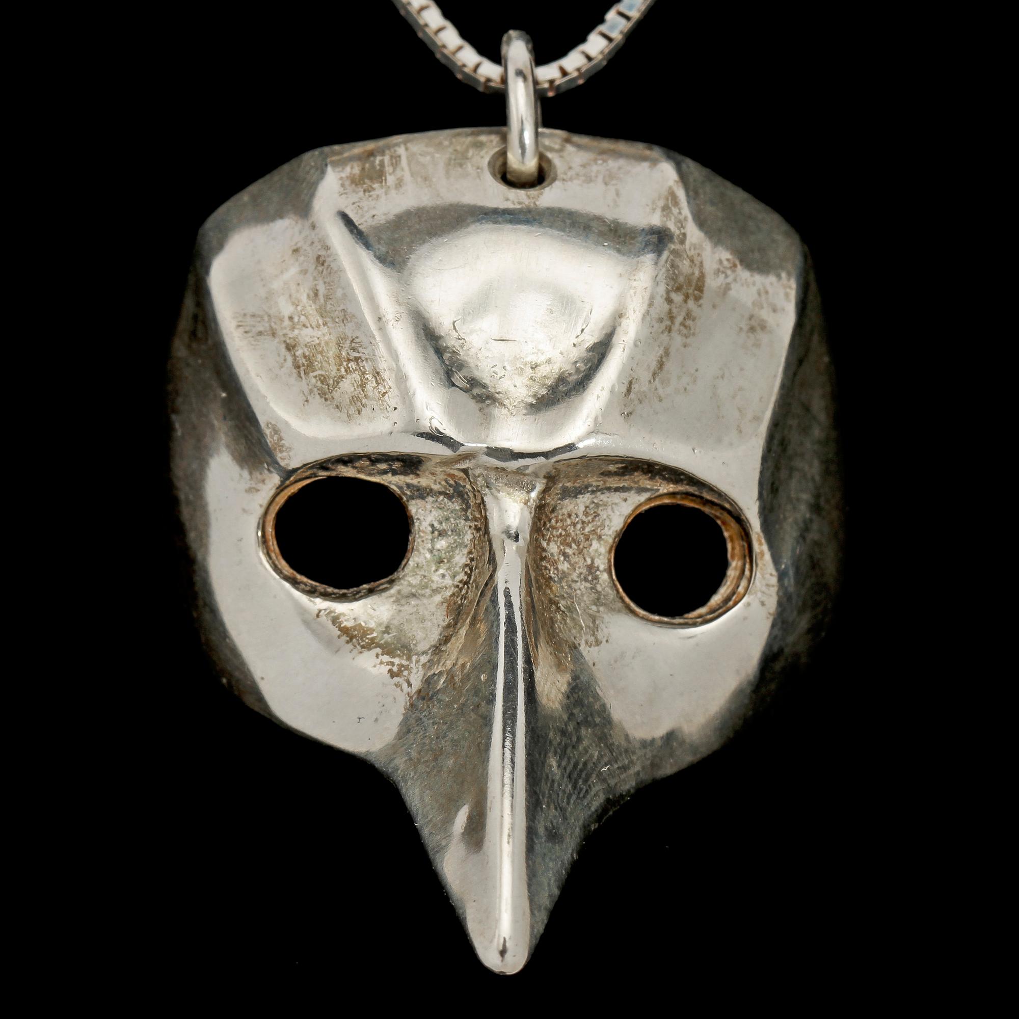 HALSSMYCKE, sterlingsilver, Owe Johansson, Varberg, 2000-tal. Vikt ca20g.