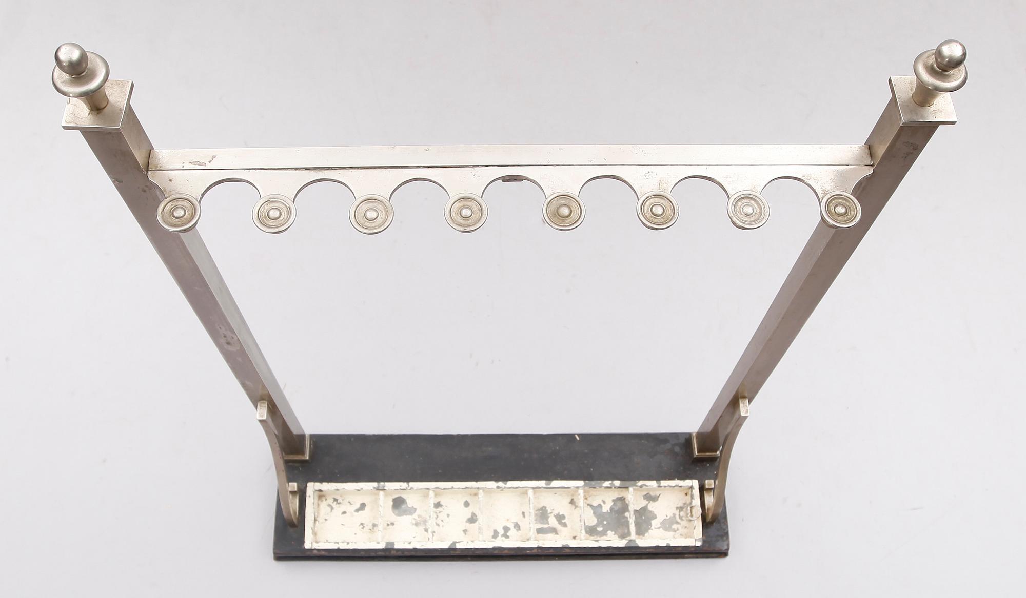 PARAPLYSTÄLL, metall, tidigt 1900-tal.