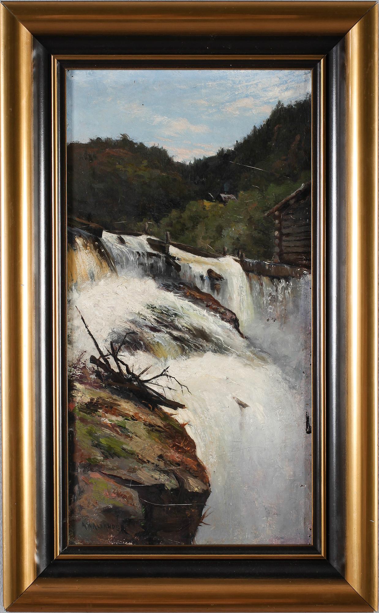 ALF WALLANDER, olja på duk, signerad.