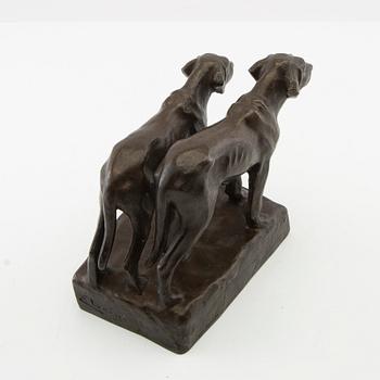 Eric Elenius,  skulptur Fågelhundar.
