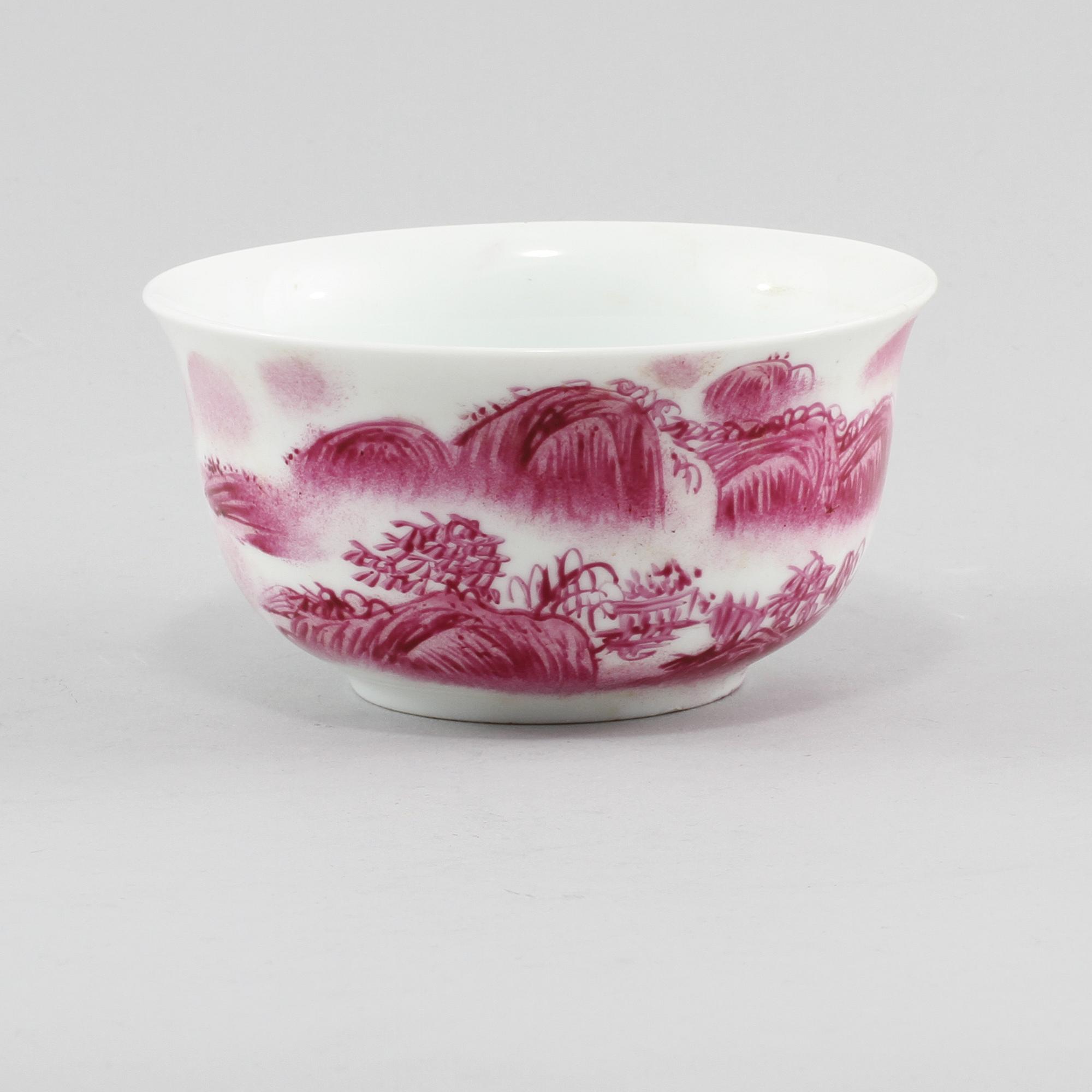 SKÅL, porslin, Kina, modern tillverkning.