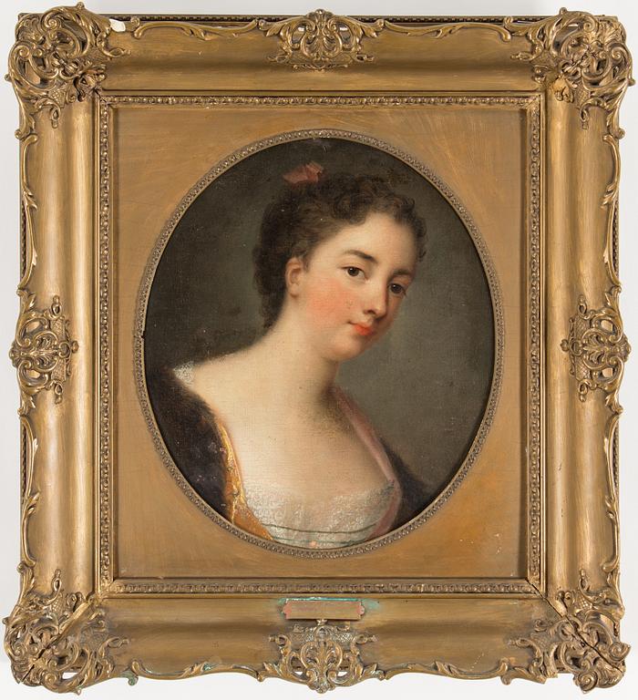 ROSALBA CARRIERA, kopia efter, olja på duk.