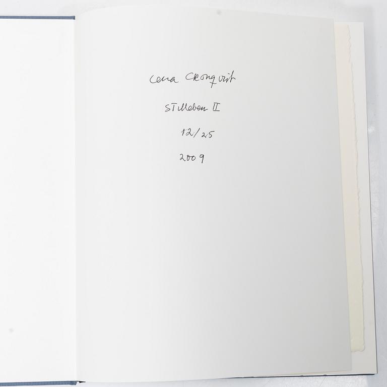 Lena Cronqvist, Catalogue raisonné, “Copper Plate Prints 1974–2009”, with “Stilleben II”, etching, signed and numbered 12/25.