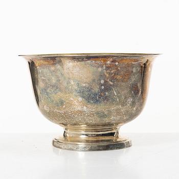 Johan Petter Grönvall, a Swedish parcel-gilt silver bowl, Stockholm 1822.