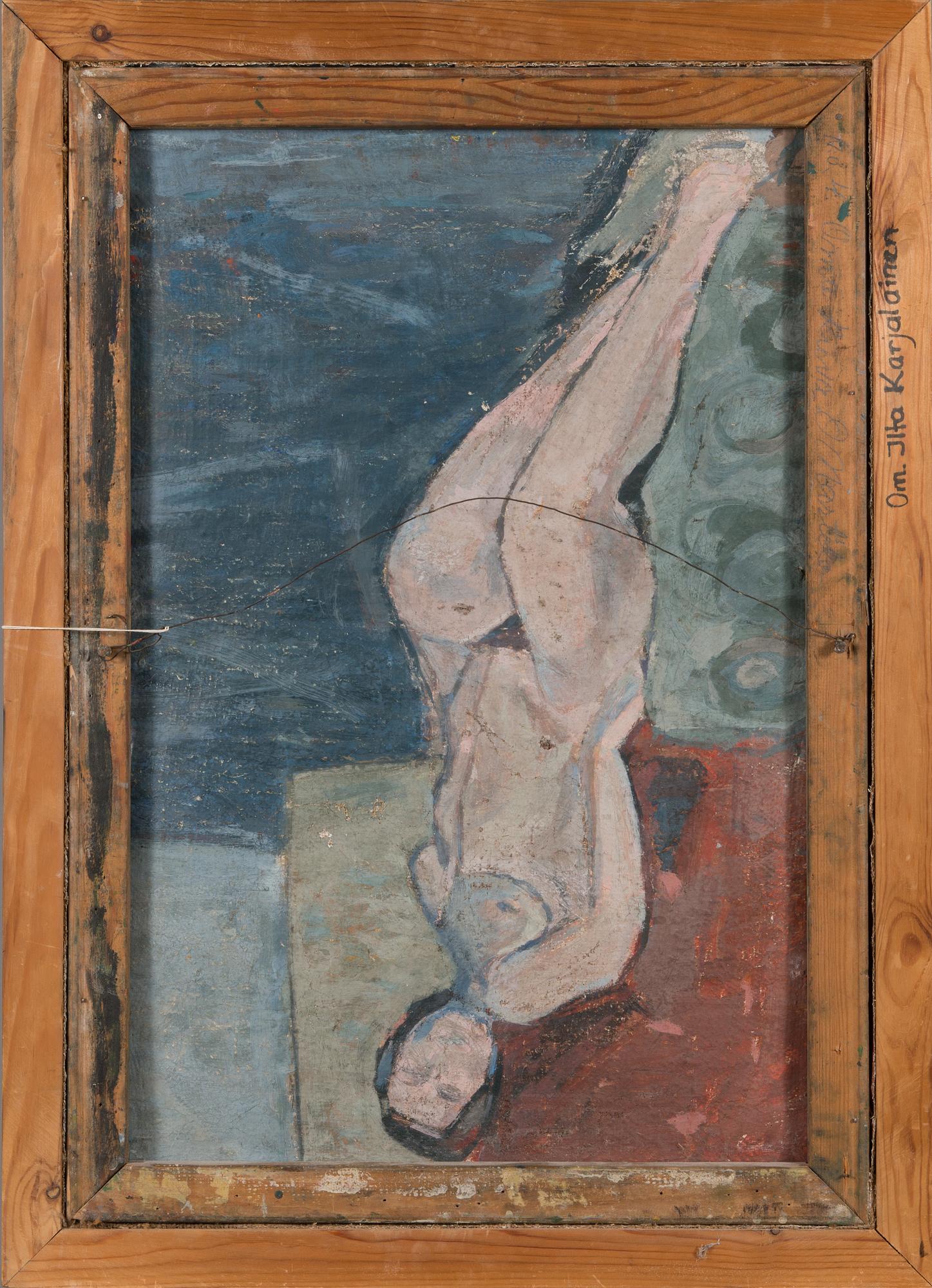 Rafael Wardi, oil on canvas, signed and dated -49.