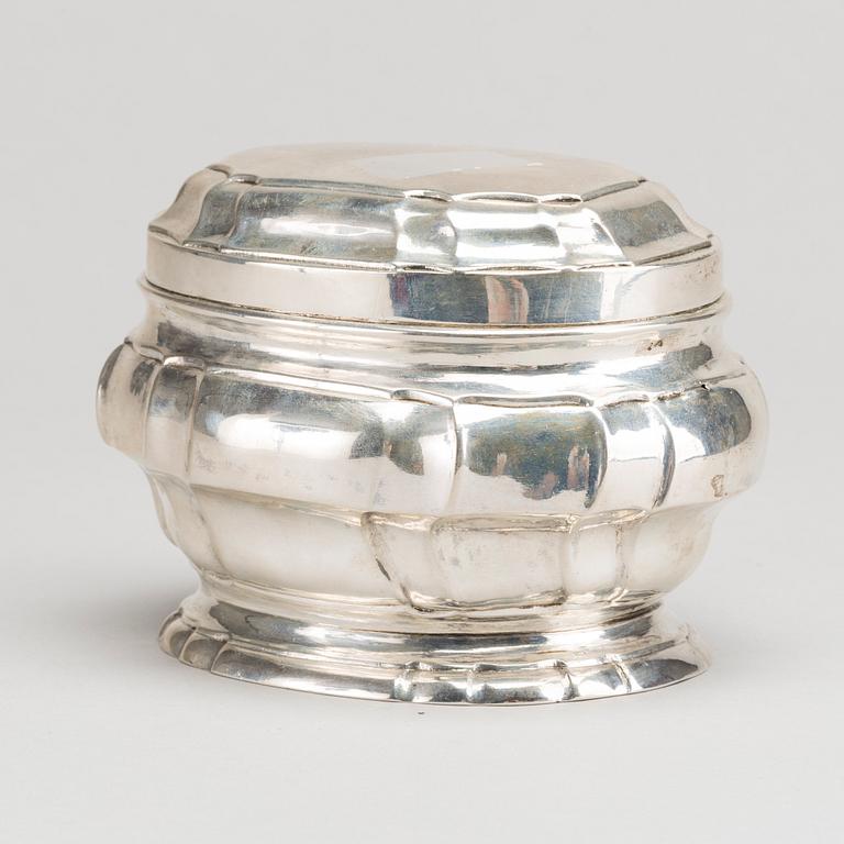 A 20th century silver suger bowl mark of J Kurz & Co after 1848.