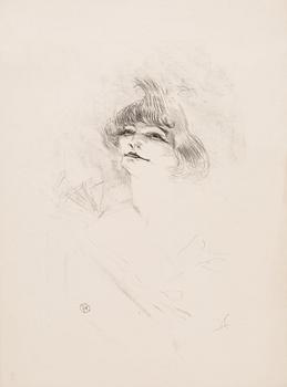 468. Henri de Toulouse-Lautrec, "Polaire"; Dessins de maîtres Francais, IX, Henri de Toulouse-Lautrec (édition de luxe).