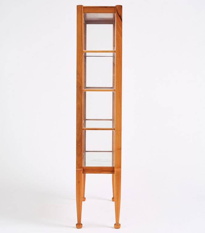 Josef Frank, a walnut showcase cabinet, Svenskt Tenn, Sweden, model B 2217, probably 1950s.