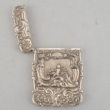 A set of five silver items, including Kemp Brothers, London, England 1895.