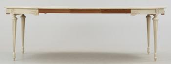 MATSALSGRUPP, 13 delar, gustaviansk stil, Alsterbro möbeltillverkning, 1900-tal.