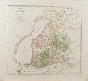 KARTA, S.G. Hermelin, Storfurstendömet Finland
1799.