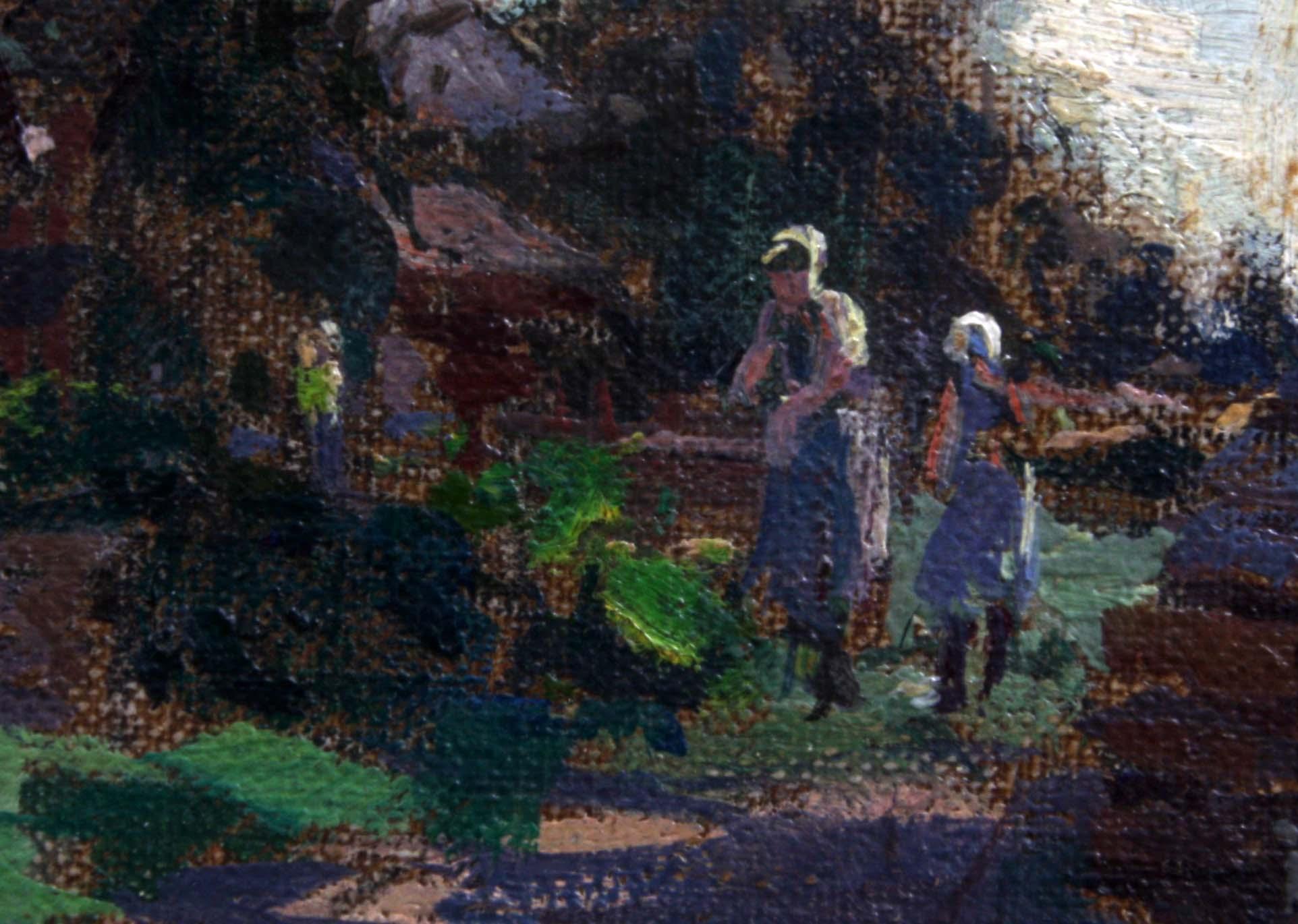 ESTHER KJERNER, olja på uppfordrad duk, sign.