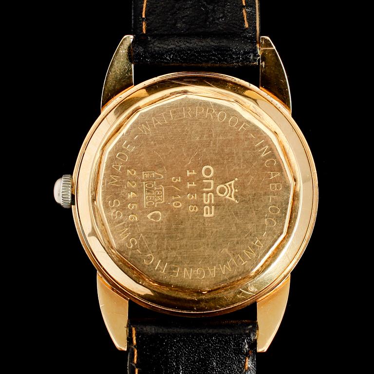 ARMBANDSUR, 18 k guld, Romano, 1900-talets mitt.
