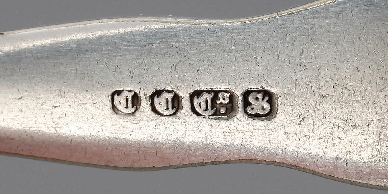 FISKBESTICK, 24 st, pläter, England. 1900-talets första hälft.