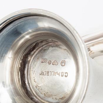 Cup, 7 pcs, silver, including CG Hallberg, Stockholm 1918.