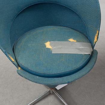 VERNER PANTON, ett par stolar, "Cone-chair". Ca 1960-tal.