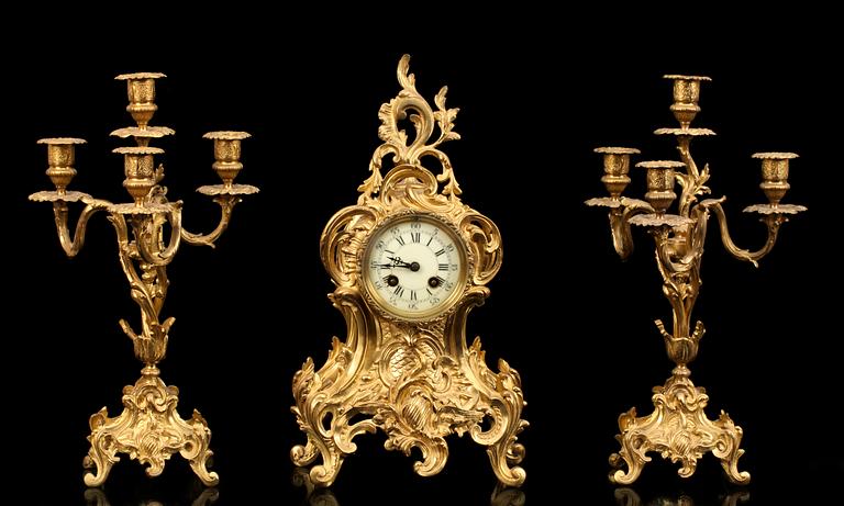 BORDSGARNITYR, 3 delar. 1800-talets andra hälft.