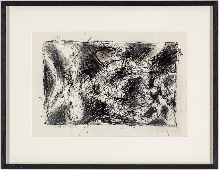 OLLE BONNIÉR, ink on paper, signed and dated -60.