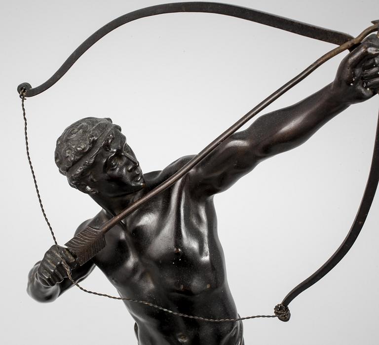 RUDOLF KAESBACH, tillskriven, skulptur, patinerad brons, signerad.