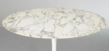 An Eero Saarinen 'Tulip' white marble table, Knoll International, USA.