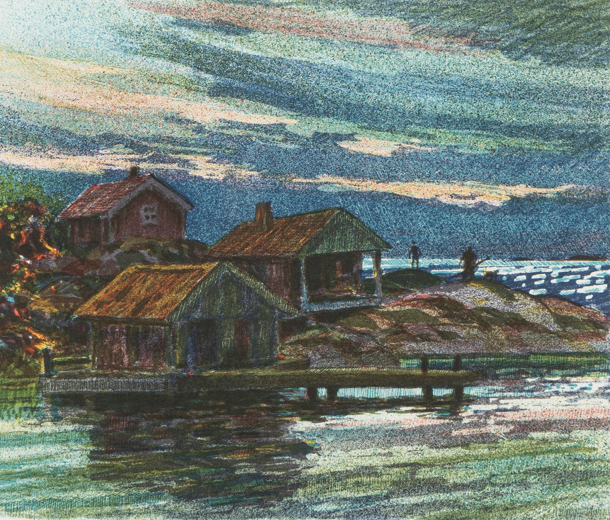 Roland Svensson, lithograph in colours, signed 300/350.