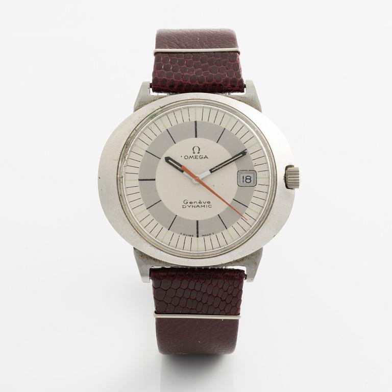 Omega, Genève, Dynamic, wristwatch, 41.5 mm.