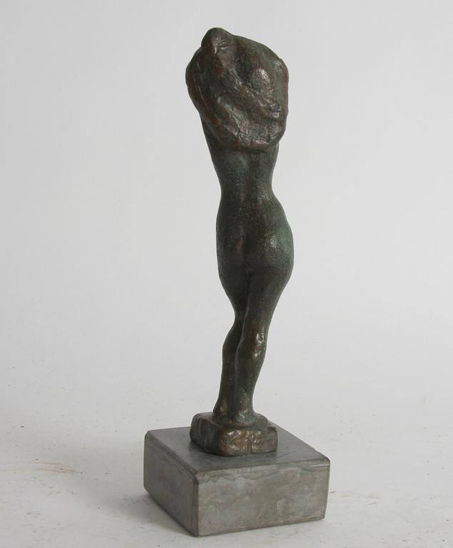 HÖGBOM, HELGE, skulptur, brons, signerad.