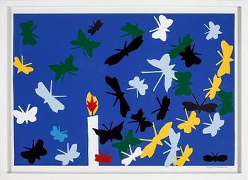 Stig (Slas) Claesson · STIG CLAESSON (SLAS), Collage, signerad.