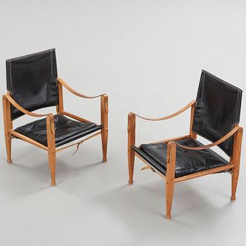 Kaare Klint, ett par "Safari chairs", Rud. Rasmussens Snedkerier, Danmark.