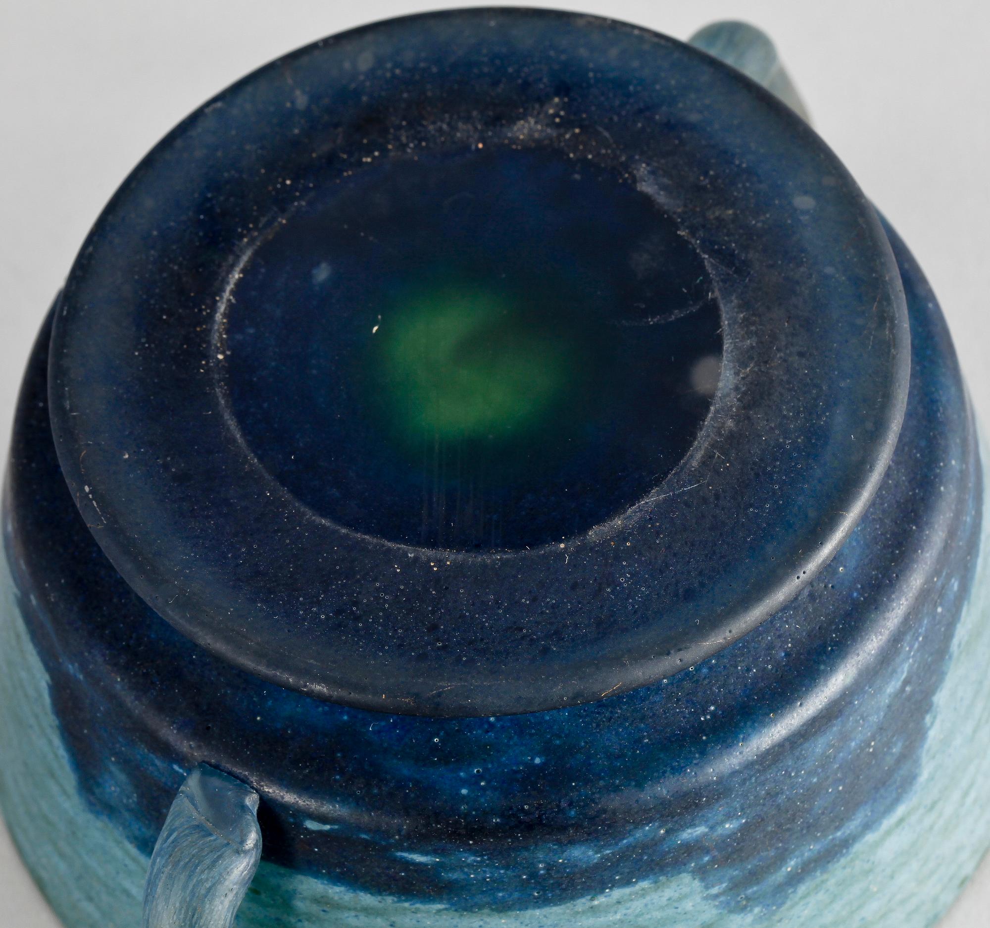 SKÅL, Pâte de Verre, Nancy, Daum, Frankrike. 1900-talets andra kvartal.